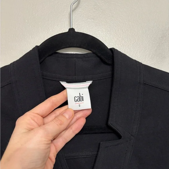 CABI Around the Clock Zip Up Jacket in Black - Size S - Picture 5 of 7